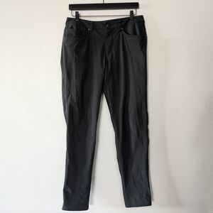 Lululemon Men's ABC Slim-Fit Trousers Warpstreme 32W 32L - Obsidian
